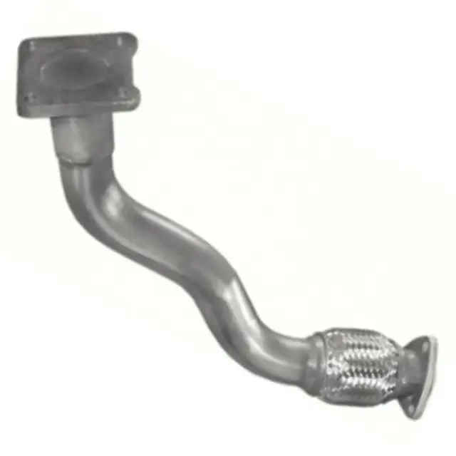 Труба приймальна POLMO Seat Toledo/VW Golf/Passat/Vento 1.6/1.8 KAT алюмінізована сталь (30.342)