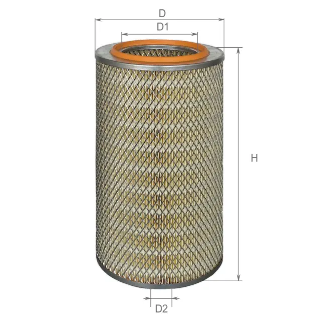 Фільтр повітряний ALPHA FILTER Еталон, TATA, JOHN DEERE 4000-Serie (В-054/1) Первинний фільтр зовнішній (AF 0750pe)