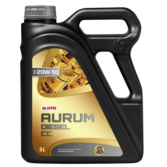 Олива моторна LOTOS Aurum Diesel SAE 20W-50 5 л (WF-K505R60-0H0)