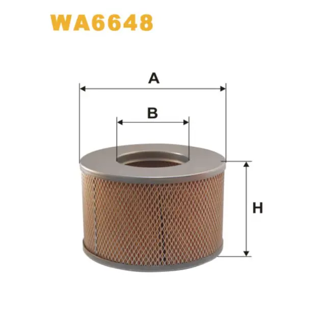 Фільтр повітряний WIX FILTERS Toyota Hilux, Landcruiser (WA6648)