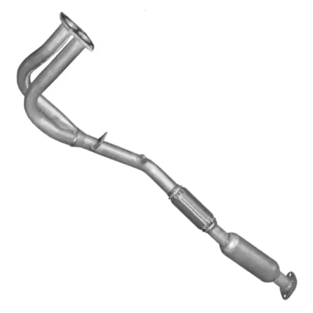 Труба приймальна POLMO Opel Vectra B 1.8/2.0 16V 10/95-09/00 + вставка алюмінізована сталь (17.283)