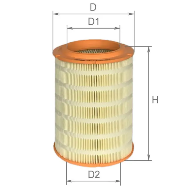Фільтр повітряний ALPHA FILTER Hyundai HD-65,72, Богдан А069 (AF 0168)