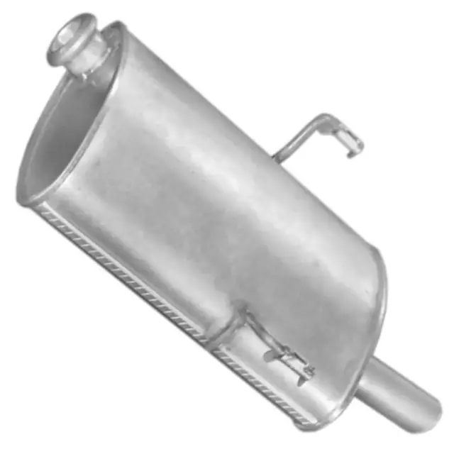 Глушник POLMO Peugeot 406 1.6i/1.8i 16V kat 95 алюмінізована сталь (19.15)