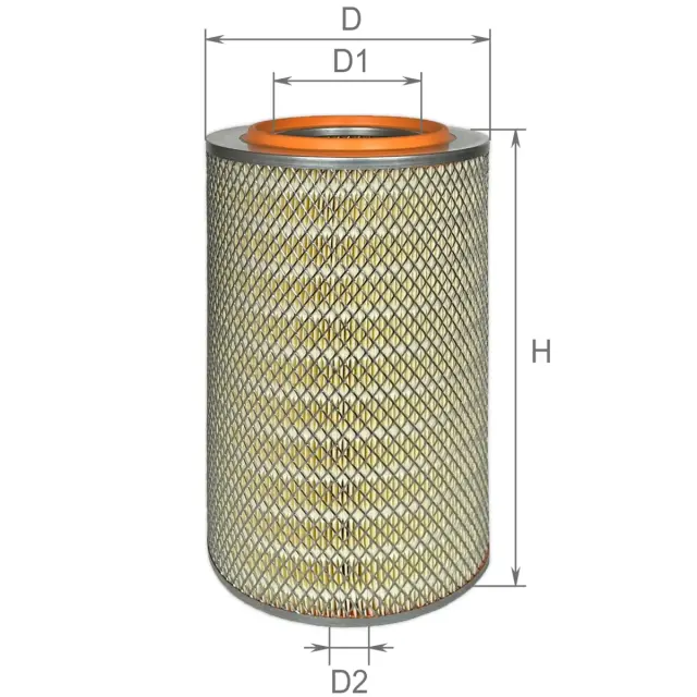 Фільтр повітряний ALPHA FILTER КАМАЗ євро 1 (AF 0764pe)