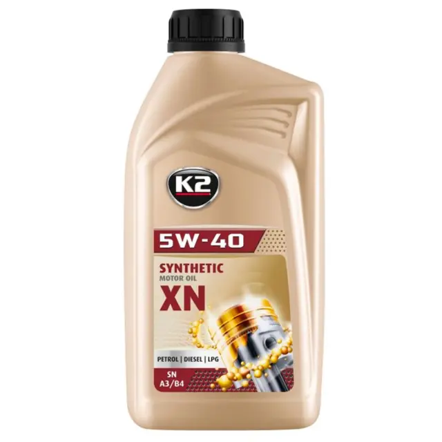 Олива моторна K2 Synthetic SN/CF XN 5W-40 1 л (O1131E)