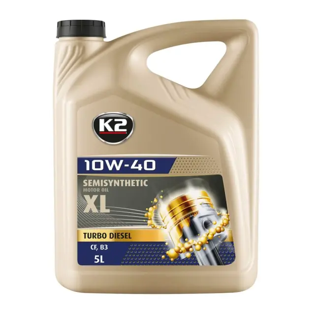 Олива моторна K2 Semisynthetic XL TD CF/CF-4 B3 10W-40 5 л (O2055E)