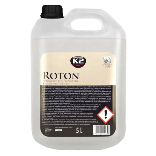 Очищувач для дисків та ковпаків K2 Roton Bleeding Wheel Cleaner каністра 5 л (G165)