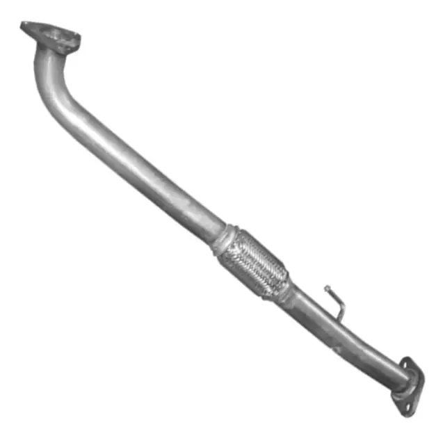 Труба приймальна POLMO Fiat Doblo 1.9 JTD Turbo Diesel 00-05 алюмінізована сталь (07.316)