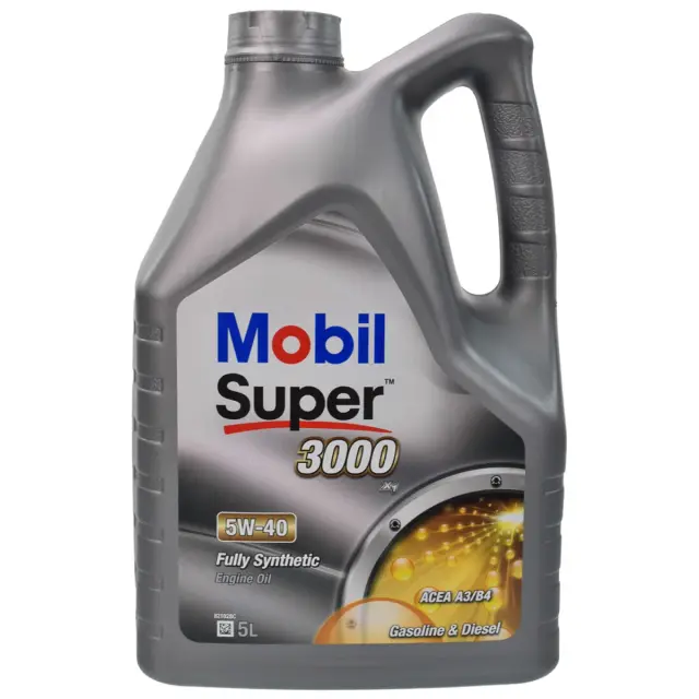 Олива моторна MOBIL Super 3000 x1 A3/B4 5W-40 5 л (156154)