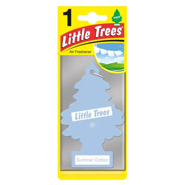 Ароматизатор для салону авто Little Trees "Літня бавовна" 5 г (78099)