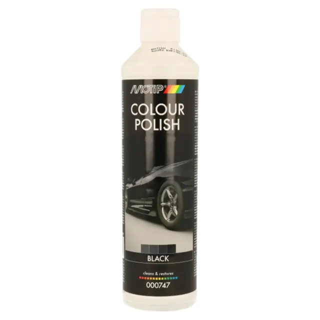 Поліроль для кузова авто MOTIP Color Polish чорний пляшка 500 мл (000747BS)
