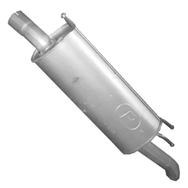 Глушник POLMO Opel Omega B 2.0 DTi 09/97-09/00, 2.2 DTi 09/00-07/03, 2.5 Turbo Diesel 01/00-09/01 алюмінізована сталь (17.639)