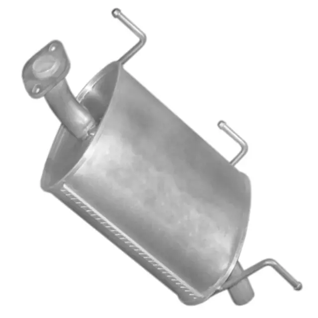 Глушник POLMO Nissan Almera 1.5/1.8i -16V 00-06 алюмінізована сталь (15.369)