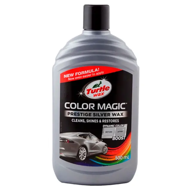 Поліроль для кузова TURTLE WAX Color Magic сріблястий 500 мл (52710/53239)