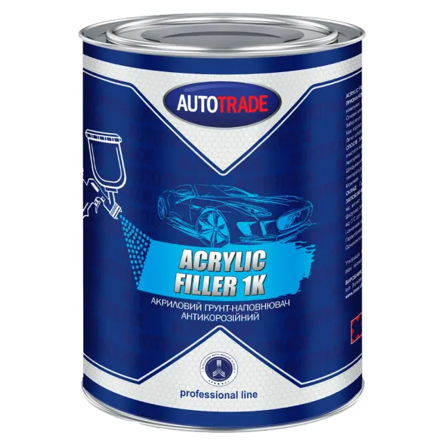 Ґрунт антикорозійний Autotrade сірий матовий 1 л/0,9 кг