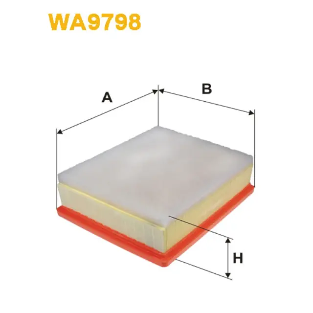 Фільтр повітряний WIX FILTERS Opel Vivaro B, Renault Traffic III, Vauxhall Vivaro II (WA9798)