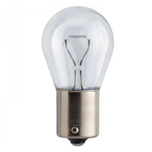 Лампа автомобільна 12V P21W BA15S 12498CP 1-контактна (к-кт 2 шт)