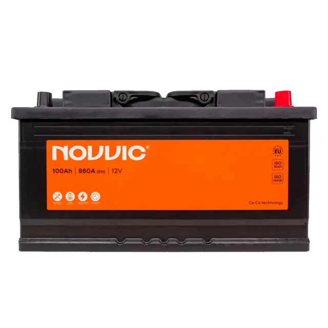 Акумулятор NOVVIC 12 V 100 Ah 860 A R+ 352 мм х 175 мм х 190 мм (JP1000)