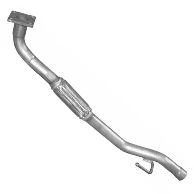 Труба приймальна POLMO Seat Cordoba/Ibiza 1.4i 16V; Skoda Fabia 1.4i 16V; VW Polo 1.4i 16V алюмінізована сталь (24.16)