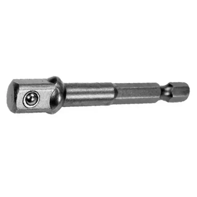 Тримач-адаптер торцевих головок YATO HEX- 1/4" - квадрат- 1/2", L= 70 мм хром-ванадій (YT-04627)