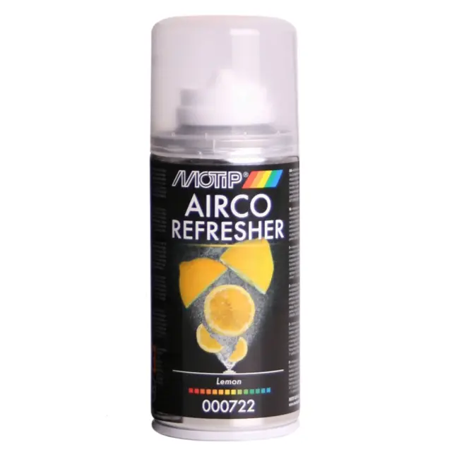 Очищувач MOTIP Airco Refreshener для системи кондиціонування лимон аерозоль 150 мл (000722BS)
