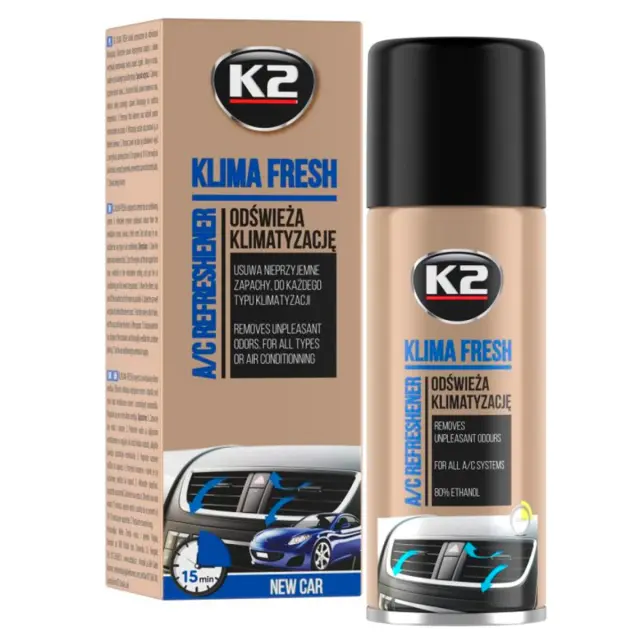 Очищувач системи кондиціонування K2 Klima Fresh Нове авто 150 мл (K222NC)