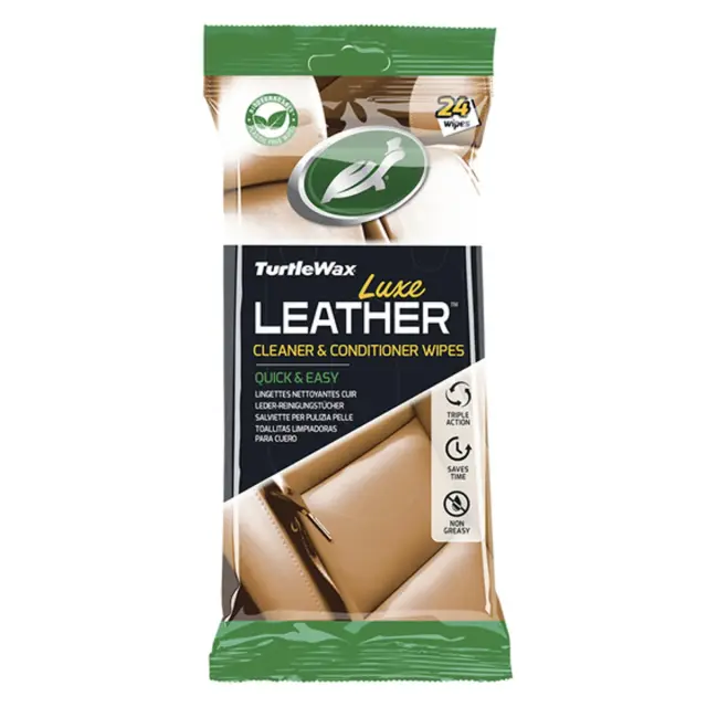 Серветка волога для очищення шкіри LUXE LEATHER 24 шт