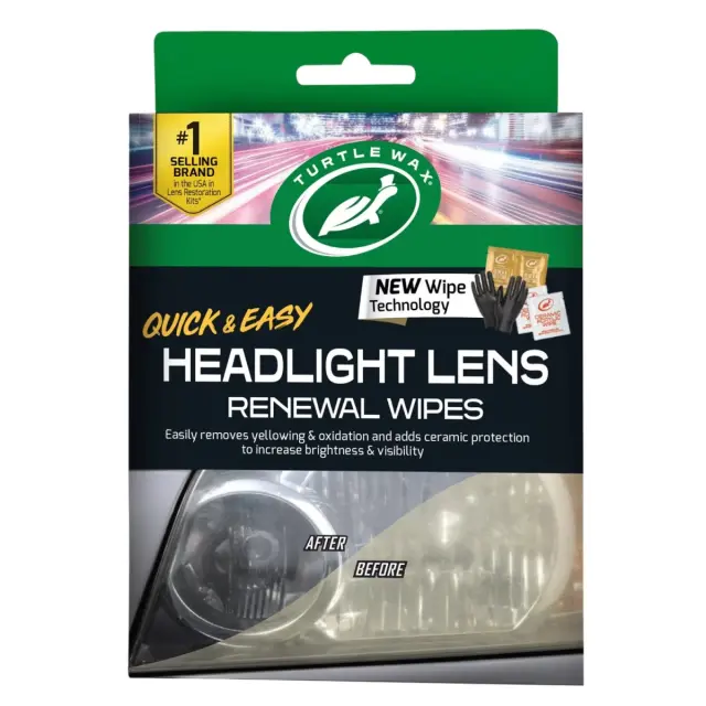 Набір серветок для полірування фар Headlight Lens Renewal Wipes 4 шт