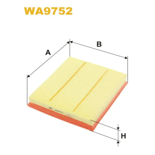 Фільтр повітряний WIX FILTERS BMW 1(F20) 116i, 118i 6/11-> (WA9752)