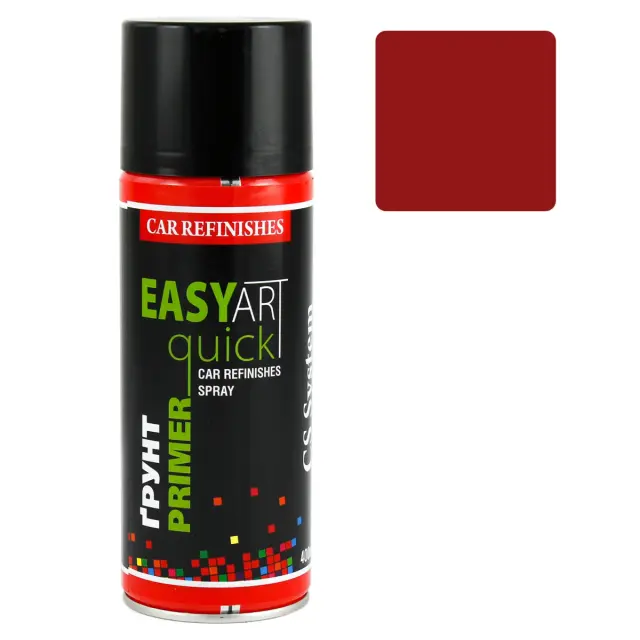 Ґрунт автомобільний CS SYSTEM Easy Art Quick Primer червоний матовий аерозоль 400 мл