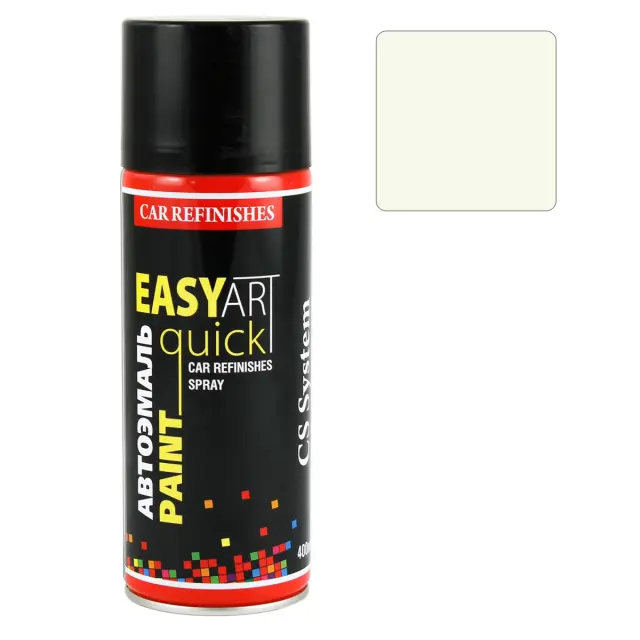 Емаль автомобільна CS SYSTEM Easy Art Quick Paint Toyota 40 Біла глянцева аерозоль 400 мл