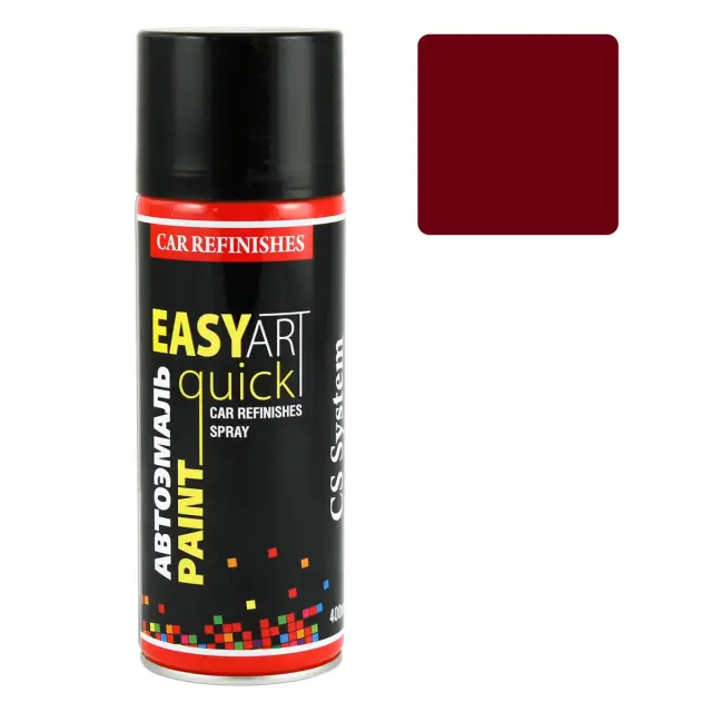 Емаль автомобільна CS SYSTEM Easy Art Quick Paint 118 Кармен глянцева аерозоль 400 мл