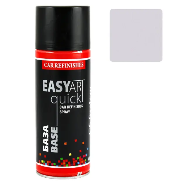 Емаль автомобільна CS SYSTEM Easy Art Quick Base 640 Сібляста металік аерозоль 400 мл