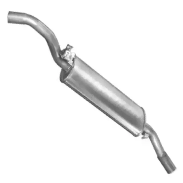 Глушник POLMO VW Golf II 1.3/1.6 алюмінізована сталь (30.09)