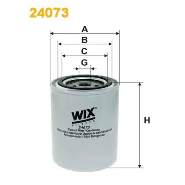 Фільтр системи охолодження WIX FILTERS (24073)