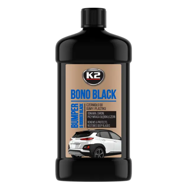 Засіб для чорніння шин та бамперів K2 Bono Black пляшка 500 мл (K035)