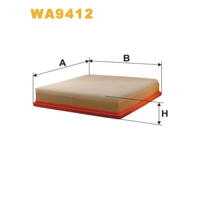 Фільтр повітряний WIX FILTERS Nissan Primastar, Opel Vivaro, Renault Trafic II, Vauxhall Vivaro (WA9412)