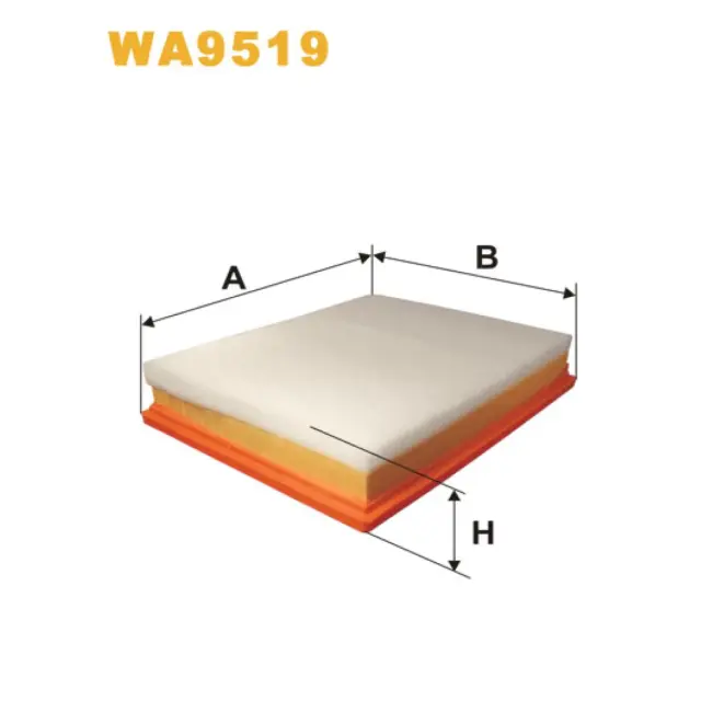 Фільтр повітряний WIX FILTERS Nissan Interstar, Opel Movano A, Renault Master III (WA9519)