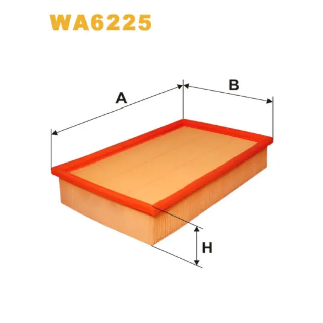 Фільтр повітряний WIX FILTERS Seat Cordoba, Ibiza II, Toledo, Skoda Felicia, Pick-Up, Volkswagen Ca (WA6225)