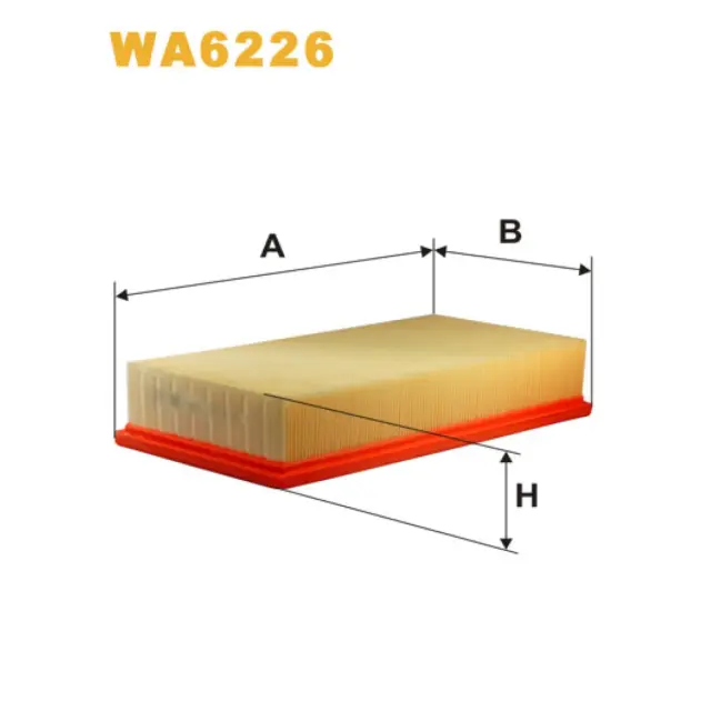 Фільтр повітряний WIX FILTERS Ford Tourneo, Transit (92), Transit (95), Innocenti Elba, Volvo 440, (WA6226)