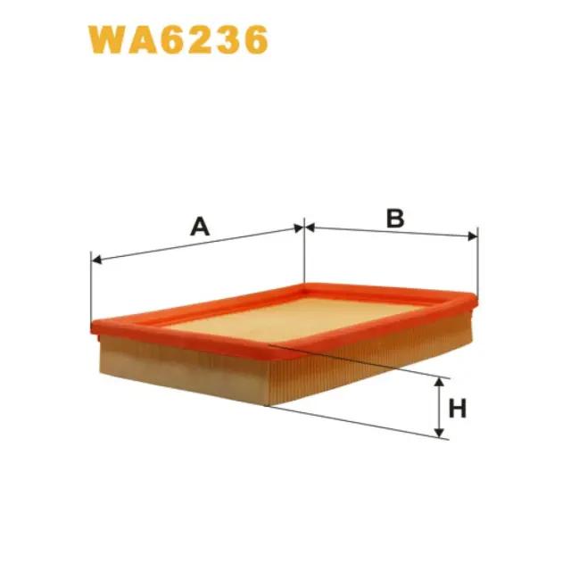 Фільтр повітряний WIX FILTERS Opel Combo A, Corsa B, Tigra I, Vauxhall Combo A, Corsa MK1, Tigra I (WA6236)