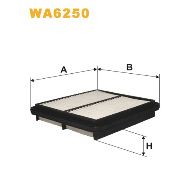 Фільтр повітряний WIX FILTERS Daewoo (Chevrolet) Lanos, Zaz (3A3) Lanos (T-100/T-150), Sens (WA6250)