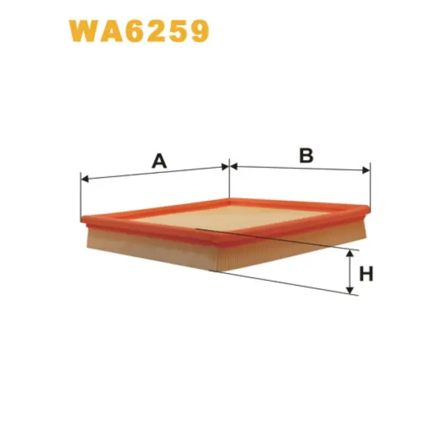 Фільтр повітряний WIX FILTERS BMW Serie 3 (E36), Serie Z3 (WA6259)