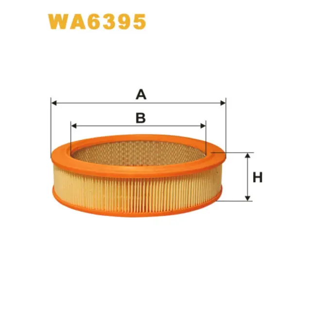 Фільтр повітряний WIX FILTERS ВАЗ 2101 без войлока, без упаковки (WA6395-12)