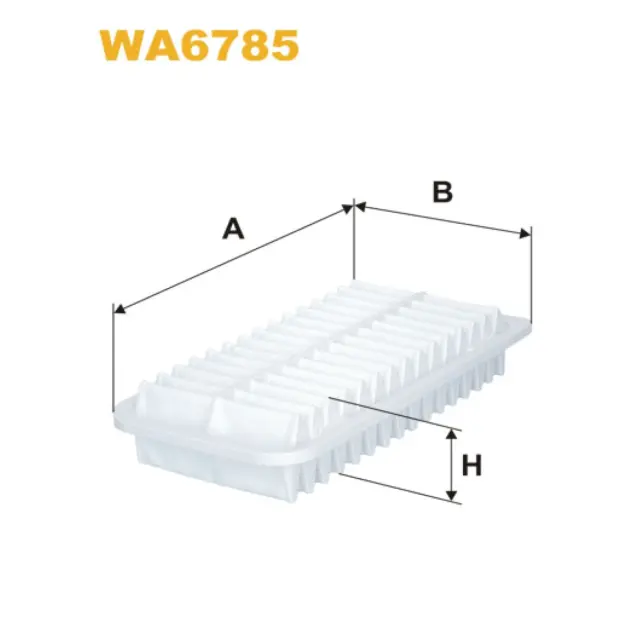 Фільтр повітряний WIX FILTERS Toyota Avensis II, Corolla IX (02-), Corolla Verso, Ipsum II (WA6785)