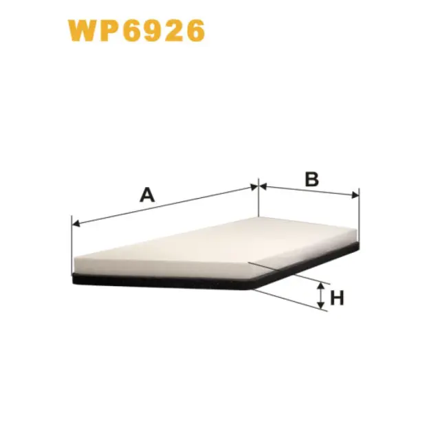 Фільтр салону WIX FILTERS Peugeot 206/206 SW, 206+ (WP6926)