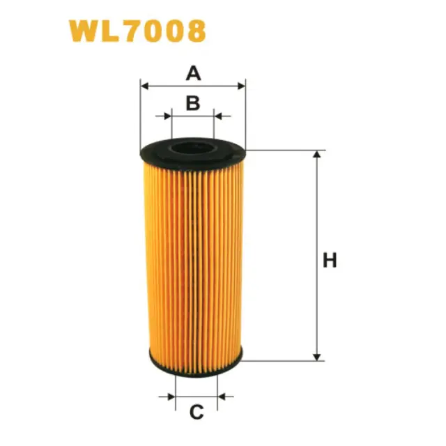 Фільтр оливи WIX FILTERS Audi A3, A4, A6, Ford Galaxy, Seat Alhambra, Cordoba, Ibiza III, Leon, T (WL7008)