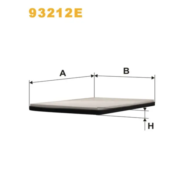 Фільтр повітряний WIX FILTERS Daf 95 XF, XF105 (93212E)
