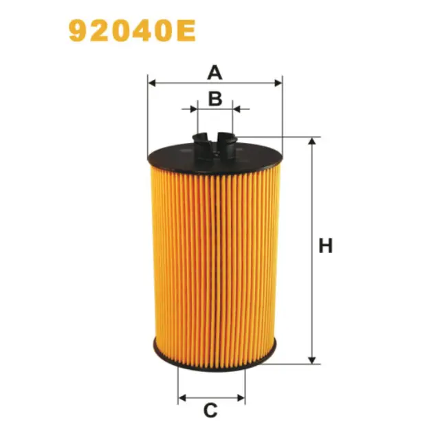 Фільтр оливи WIX FILTERS Evobus Cito, Medio, O 810-815, Mercedes 7/8/9/11/13/15T, Atego I/II, Vari (92040E)