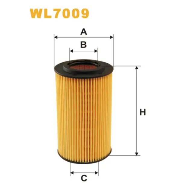 Фільтр оливи WIX FILTERS Mercedes C (W202/W203), CL (C215/C216), CLC (CL203), CLK (C208/C209), CLS (WL7009)